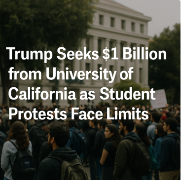 Trump Seeks $1 Billion from University of California as Student Protests Face Limits